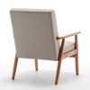Sapphtopaz Accent Chair 25.38'' Wide Classic Wood Frame Arm Chair Lounge Chair Modern Living Room Chair Comfy Chair for Living Room - 2 of 4