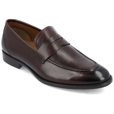 Thomas & Vine Bishop Medium And Wide Width Apron Toe Penny Loafer ...
