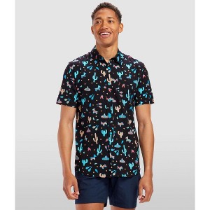Tipsy Elves Men's Hawaiian Shirts - Funny Casual Beach Summer Shirts for Men - 1 of 4