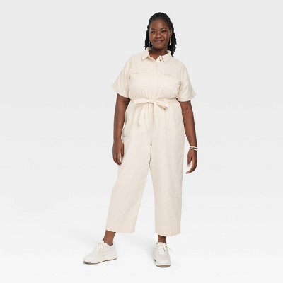 Universal thread best sale tie front jumpsuit