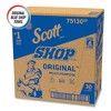 Scott Shop Towels, Standard Roll, 1-Ply, 9.4 x 11, Blue, 55/Roll, 30 Rolls/Carton - 4 of 4