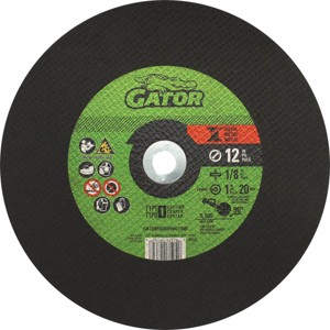 Gator Blade  12 In. x 1/8 In. x 1 In. Metal Cut-Off Wheel 9764 - 1 of 3