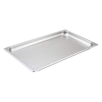 Winco Straight-Sided Steam Pan, 25 Gauge Stainless Steel, Depth 1.25"