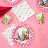Juvale 144-Pieces of Kitten Party Supplies with Cat Birthday Paper Plates, Napkins, Cups, and Cutlery, Serves 24 - 3 of 4
