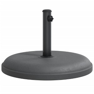 vidaXL Parasol Base Dark grey Plastic, concrete, Iron tube 55.1 lb - 1 of 2