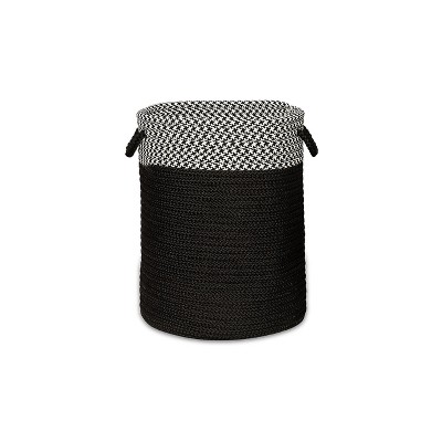 Colonial Mills Splash In-Outdoor Hampers - Black 15"x15"x18"