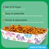Big Dot of Happiness Unicorn Party Paper Food Trays, Disposable Food Boats for Rainbow Unicorn Birthday, Double-Sided Paper Meal Holders - 12 Ct - 3 of 4