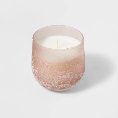 Reflection Fashion Salted Glass Wellness Jar Candle Pink