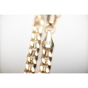 Aria Jeweler Inc Chain with Gold Crucifix - 1 of 4