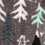 nighttime christmas forrest