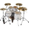 DW DWe Wireless Acoustic-Electronic Convertible 5-Piece Drum Set Bundle With 22" Bass Drum, Cymbals and Hardware Finish Ply White Marine Pearl - 4 of 4