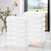 Smart Dry Cotton Medium Weight Solid Towel Set by Blue Nile Mills - 2 of 4