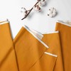  Bacati - 3 Layer Ruffled Crib/Toddler Bed Skirt - White/Orange/Gray - 2 of 4