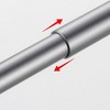 Gray Expandable Wall-Mounted Towel Bar, 16-27 Inches, Made of Thickened Space Aluminum with Matte Finish for Bathroom and Kitchen Use - 3 of 4