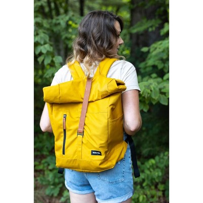 Made Free Roll Top Pack Backpack, Mustard — фото 5