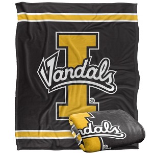 University Of Idaho Primary Logo Silky Touch Blanket White 50x60 - 1 of 4