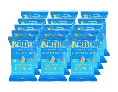 Kettle Brand Farmstand Ranch Potato Chips - Case Of 15/5 Oz : Target