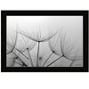 HomeRoots Love is a Delicate Flower Black Framed Print Wall Art - 4 of 4