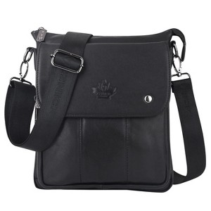 Generic Genuine Leather Messenger Bag, Sling Bag Crossbody Shoulder Bags - 1 of 4