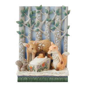Jim Shore 5.75 In Celebrating Miracles Baby Jesus Animals Figurines - 1 of 3