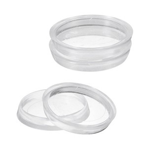 Unique Bargains Plastic Wear Resistant Round Floors Furniture Caster Cups - 1 of 4