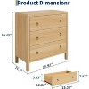 Drawer Dresser for Bedroom, Modern Closet Dressers Chest of Drawers, Wood Clothes Storage Dresser Chest of Drawers Organizer for Living Room Hallway - 2 of 4