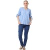 Erika Women's Joey Stretch Denim Straight Leg Jeans | Siren Wash Denim - 2 of 4