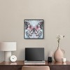Art Remedy Shining Butterfly Colorful buterfly and flowers wall art Framed - 2 of 4