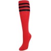 CTM Women's Julietta Fashion Knee-High Striped Socks (1 Pair) - 2 of 4