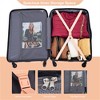 BEAFUP Expandable 3 Piece Luggage Sets PC Lightweight & Durable Suitcase with Two Hooks, Spinner Wheels, TSA Lock, (21/25/29) - 4 of 4