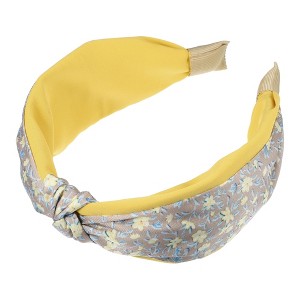 Unique Bargains Women's Fashion Floral Knotted Headwrap 5.91"x2.56" 1 Pc - 1 of 4