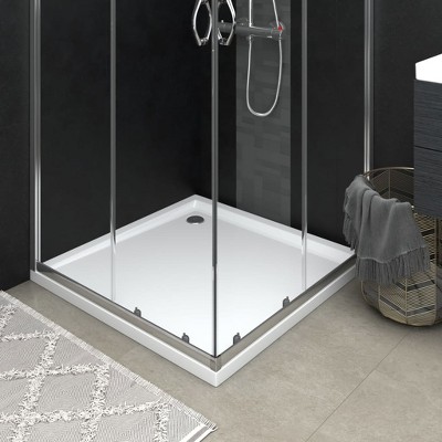 VidaXL Square ABS Shower Base Tray 35.4 in.x35.4 in.