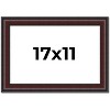 PosterPalooza | Linear Brown Picture Frame - UV Acrylic, Backing Board, Hanging Hardware Included - 2 of 4