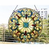 Chloe Lighting Frances Tiffany-Style Victorian Stained-Glass Window Panel 22" Height - 3 of 3