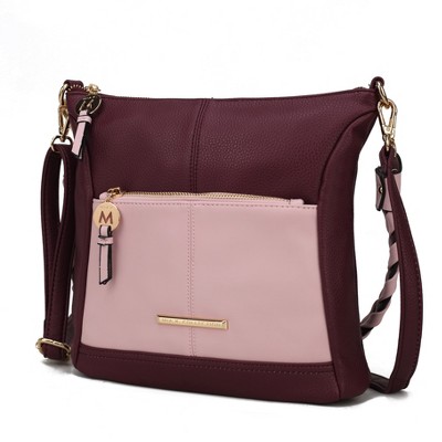 MKF Collection Nala Vegan Color-block Leather Women’s Shoulder Bag by Mia K
