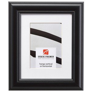 Dakota 175 Mystic Satin Black Picture Frame, Matted - 1 of 3