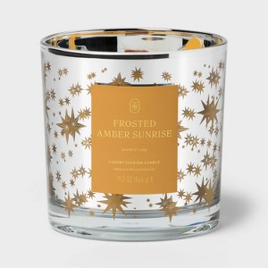 Wooden Wick Jar Candle 19.3oz - Threshold™ - 1 of 3