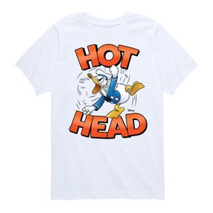 Boys' - Disney - Hot Head Donald Duck Short Sleeve Graphic T-Shirt - 1 of 4