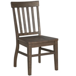NicBex Dining Chairs Set of 2 Authentic Farmhouse Style Solid Wood Construction Scooped Seat Dining Chairs for Kitchen, Bedroom - 1 of 4