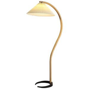 TIRAMISUBEST Vintage 59" Arched LED Floor Lamp - Beige - 1 of 4