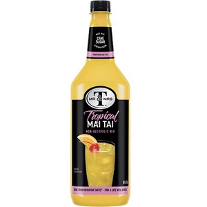 Mr & Mrs Mai Tai Mix, 1L Bottle, 1 Pack – Premium Cocktail Mixer, Ready to Use - 1 of 4