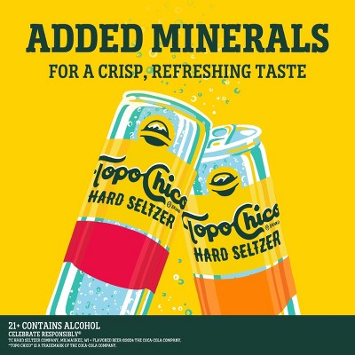 Topo Chico Hard Seltzer Variety Pack - 12pk/12 fl oz Slim Cans, 4 of 9