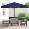 Hyleory Versatile 11ft Octagonal Center Pole Patio Umbrella - Adjustable Shade - 3 of 4