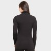 Warm Essentials By Cuddl Duds Women's Smooth Stretch Thermal Scoop Neck Top  - Black Xl : Target