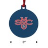 Saint Mary's College Primary Logo Aluminum Holiday Christmas Tree Ornament - 3 of 4