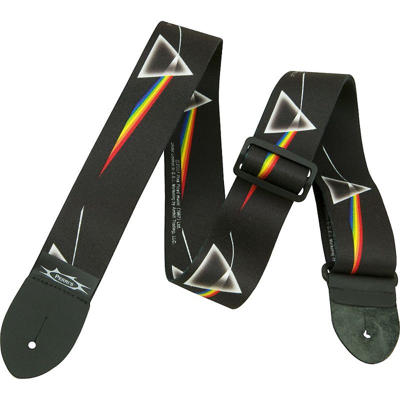 Perri's Pink Floyd Dark Side of the Moon 2" Polyester Guitar Strap, 1 of 4