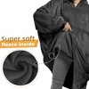 Catalonia Woman Blanket Hoodie Oversized Sweatshirt, Comfy Fleece Pullover Longe Sleeve, One Size Fits All, Gift Woman Wife - 3 of 4