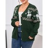 Women's Plus Size Ugly Christmas cardigan Long Sleeve Holiday Sweaters with Cute Patterns - 4 of 4