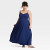 Women's Seamed Maxi A-Line Dress - Ava & Viv™ - image 3 of 3