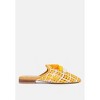 Mariana Woven Flat Mules With Tassels Women - 2 of 4